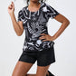 Leo Ugo - PLEATED SHORT T-SHIRT