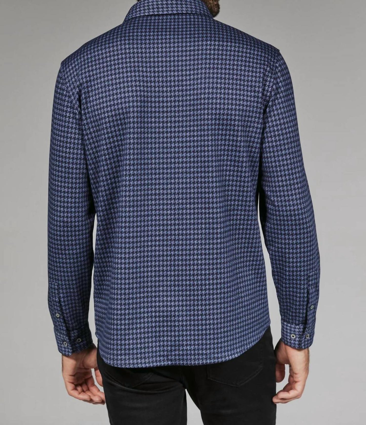7Diamonds - Generation Knit Houndstooth Long Sleeve Shirt