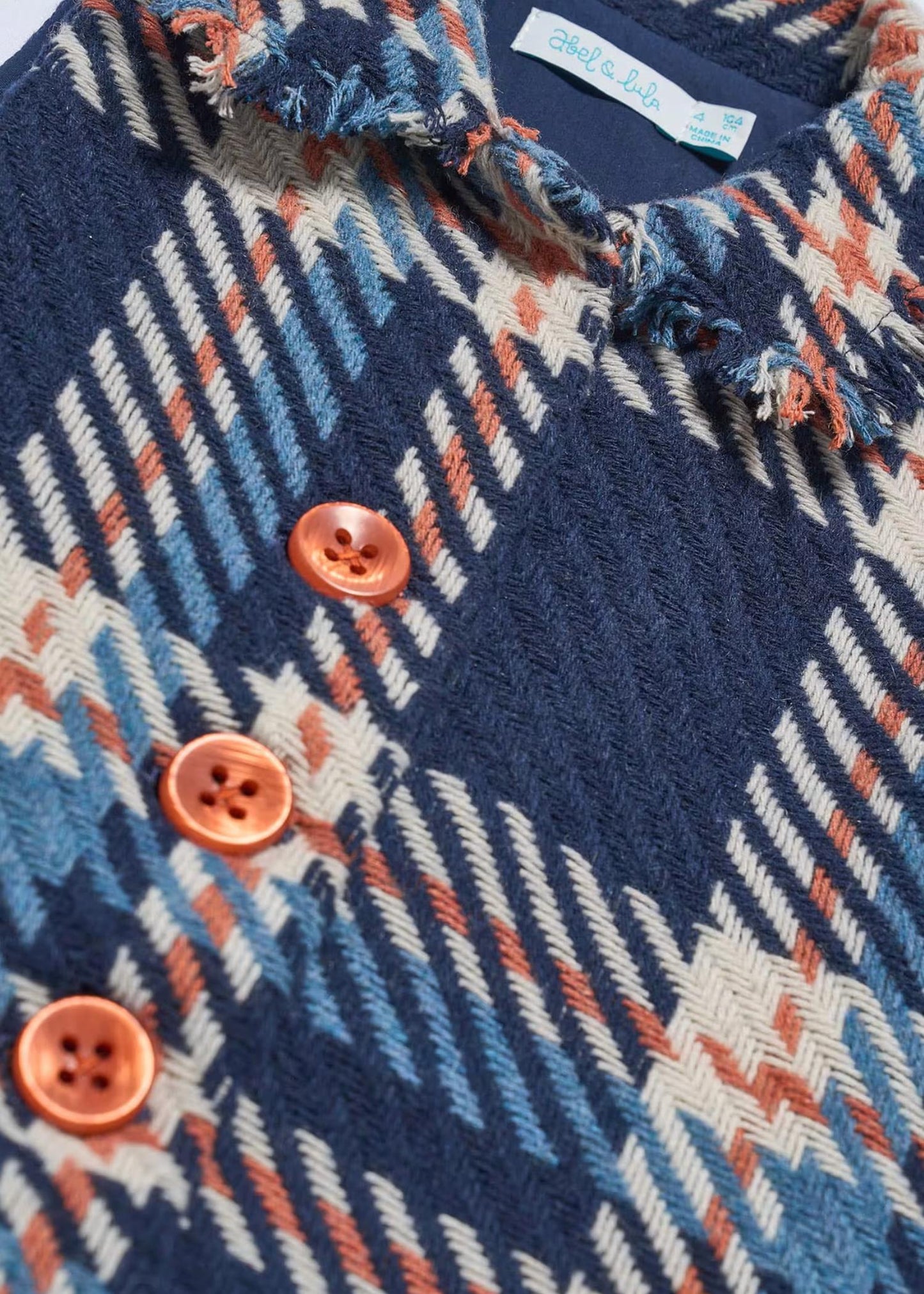 Abel & Lula - Girl's Check Pinafore Dress