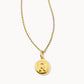 Kendra Scott - Women's Letter "R" Coin Pendant Necklace