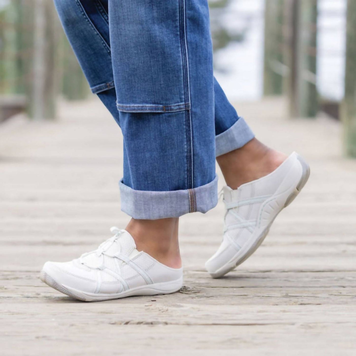 Dansko - Women's Hayleigh Ecru Suede Sneaker