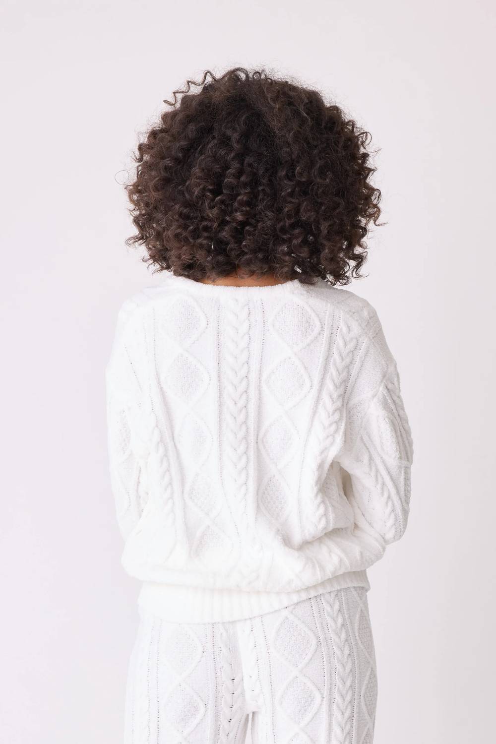 Pj Salvage - Chenille Cozy Cable V-Neck