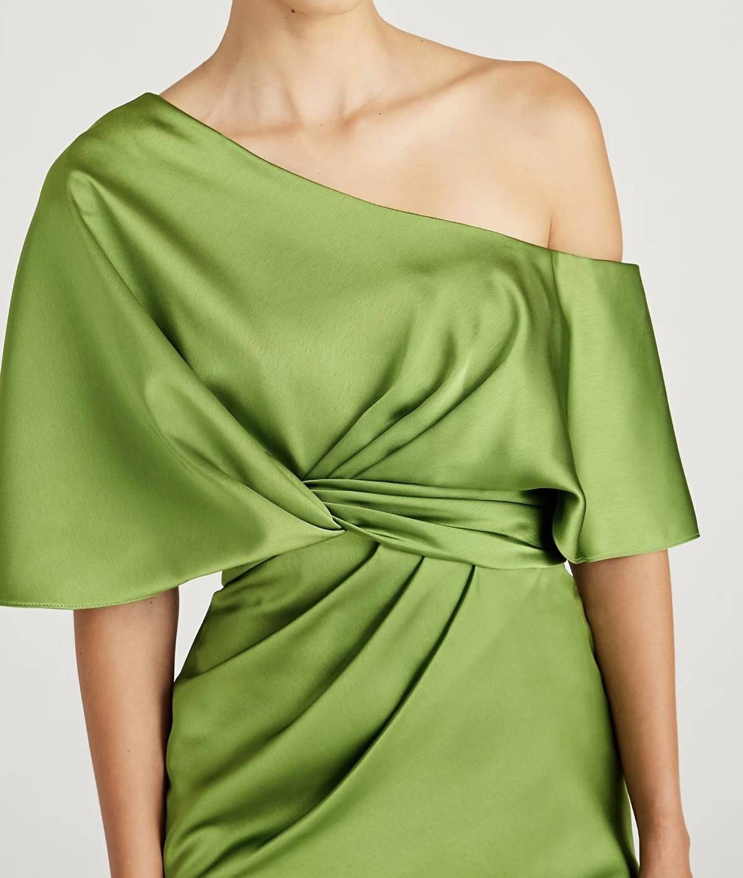 Theia - Polly Satin Cocktail Dress