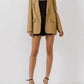 Endless Rose - Single Breasted Long Sleeve Blazer