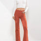 Sneak Peek - HIGH RISE SOLID SLIM BOOTCUT JEANS