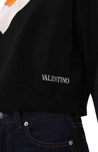 Valentino - Colorblock Viscose Pullover Sweater