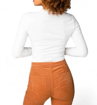 Buddylove - Ivy Henley Button Front Bodysuit