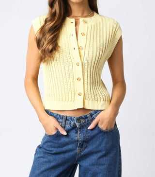 Olivaceous - Eliza Sweater Vest