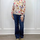 &Merci - Everly Floral Smock Neck Blouse