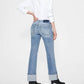 Bayeas - Flora Cuffed Straight Leg