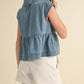 &Merci - Front Tie Cap Sleeve Top