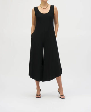 Joseph Ribkoff - Sleeveless Cropped Wide Leg Jumpsuit