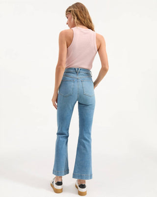 Veronica Beard - Carson High Rise Ankle Flare Jeans