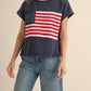 Jodifl - Ross American Flag Tee