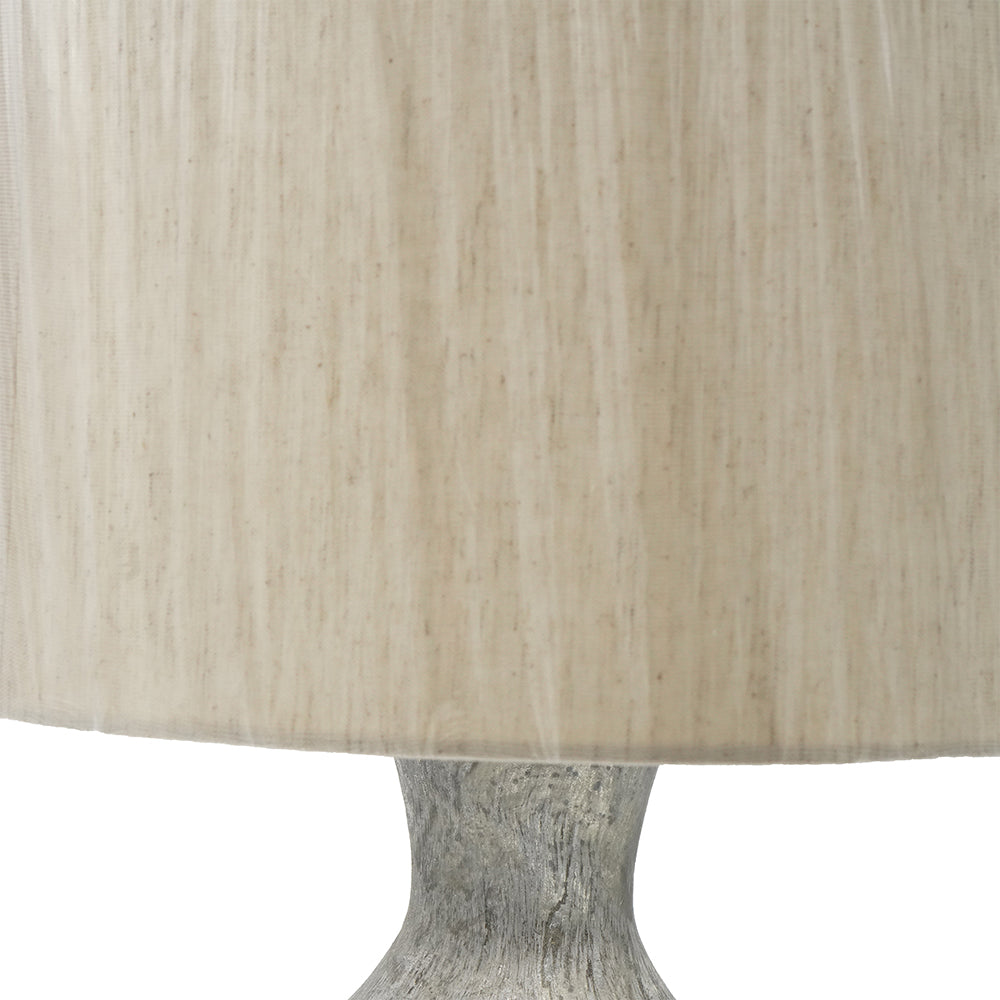 Hand-Finished Mercury Glass Table Lamp