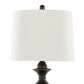 Montgomery 29" Contemporary Metal Table Lamp Set of 2 in Oil Rubbed Bronze