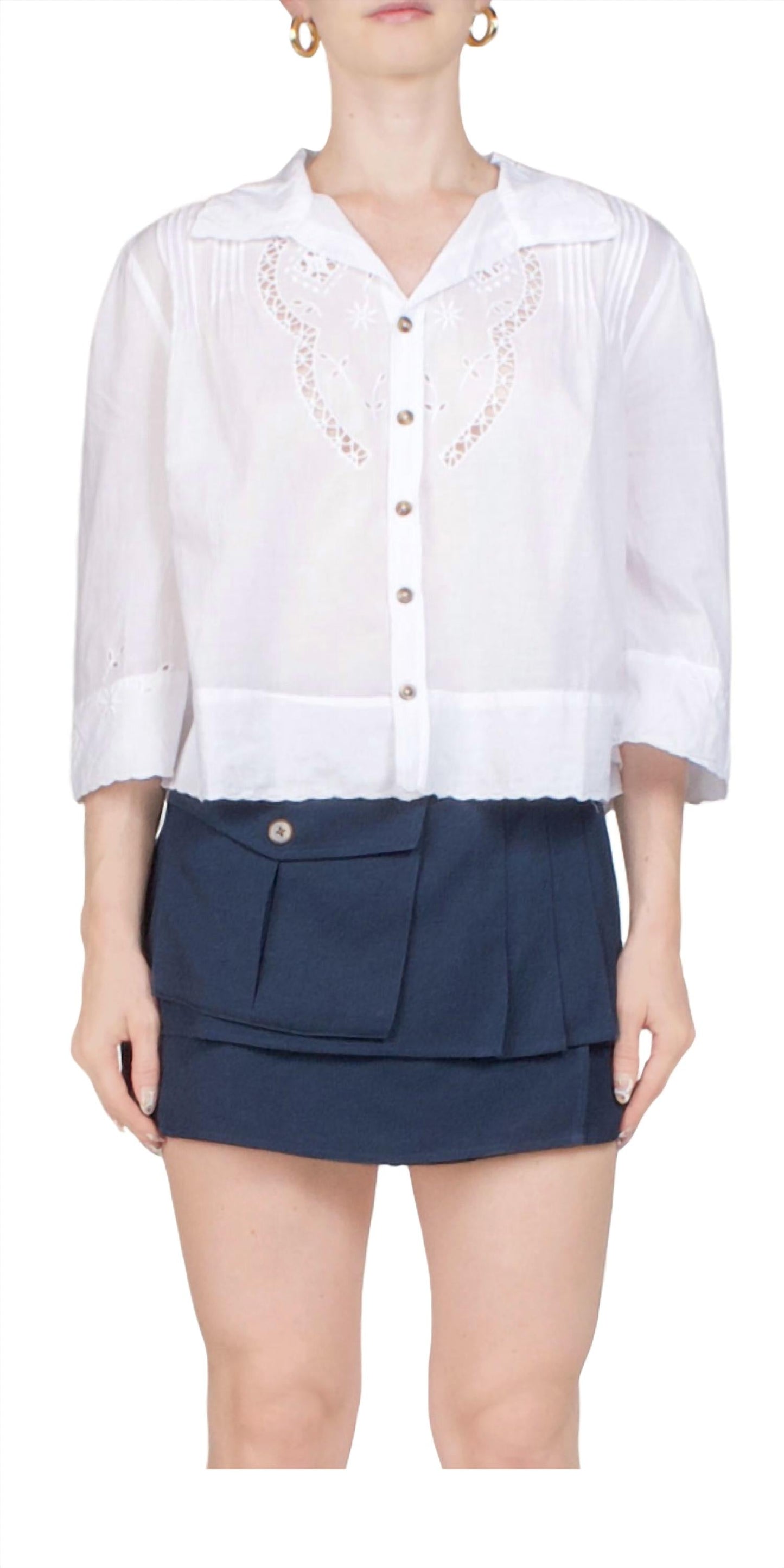 Ciao Lucia - Cezanne Button Down Top