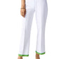 Joseph Ribkoff - Embroidered Trim Pants