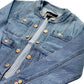 11 Uptown - Collarless Denim Jacket