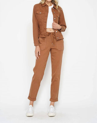 Judy Blue - Women's Garment Dyed Camel Jacket