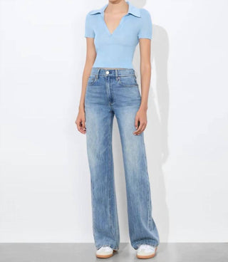 Alice + Olivia - Martha V-neck Polo Shirt