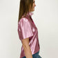 Dolce Cabo - Carter Metallic Leather Top