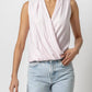 Lilla P - Sleeveless Faux Wrap Top
