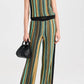 Nation Ltd - Mari Crochet Stripe Halter Top