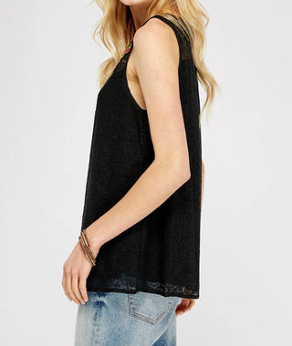 Entro - Floral Embroidered Lace Top