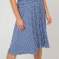 Leota Women's Brittany Short Sleeve Jersey Dress Blue