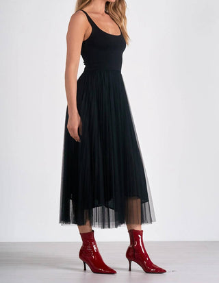 Elan - Maxi Tank Tulle Dress