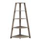 4-Tier Corner Bookshelf, Modern & Contemporary Style