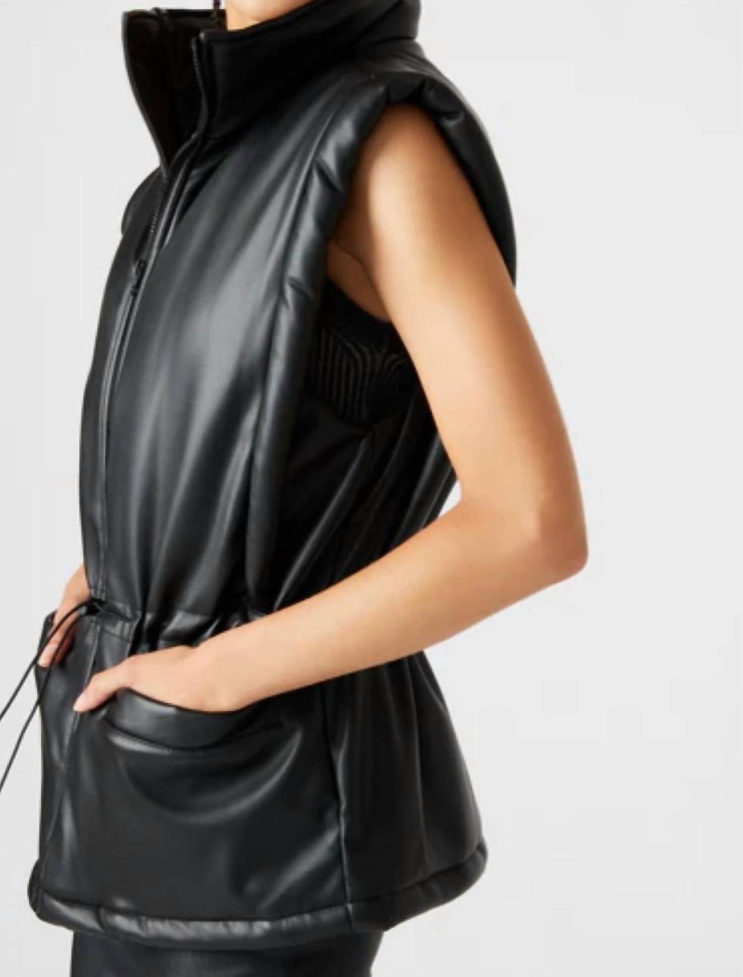 Steve Madden - Celestina Faux Leather Vest