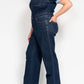 Judy Blue - High Waist Tummy Control Straight Jeans Jumpsuit
