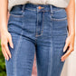 Judy Blue - High Waist Front Seam Detail Slit Skinny Jean