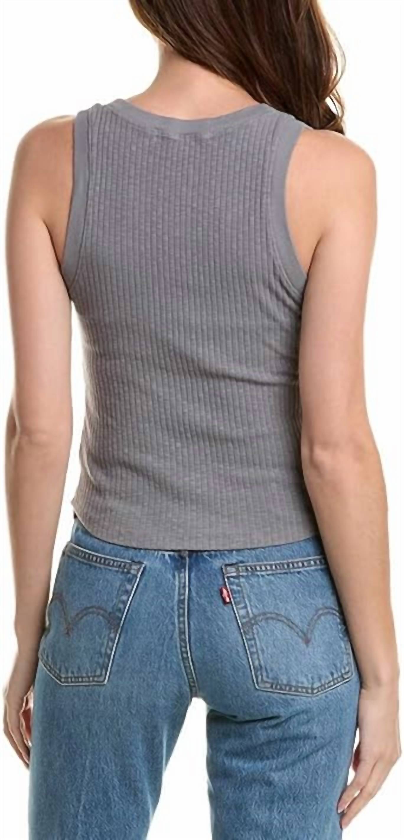 Project Social T - Suki Scoop Neck Ribtank Top