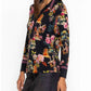 Johnny Was - JANIE SPLIT FRONT COLLARED HENLEY
