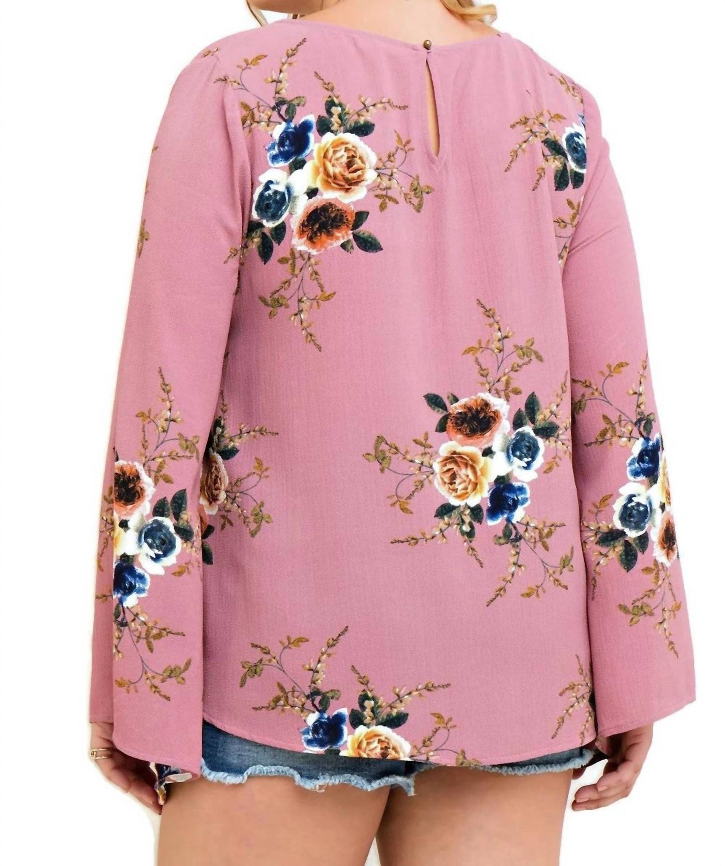 Entro - Floral Criss Cross Top