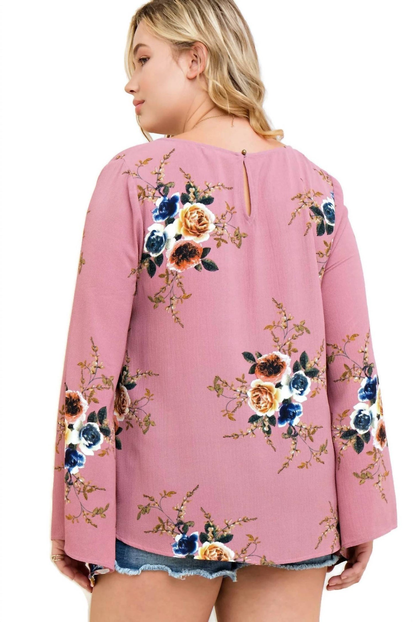 Entro - Floral Criss Cross Top