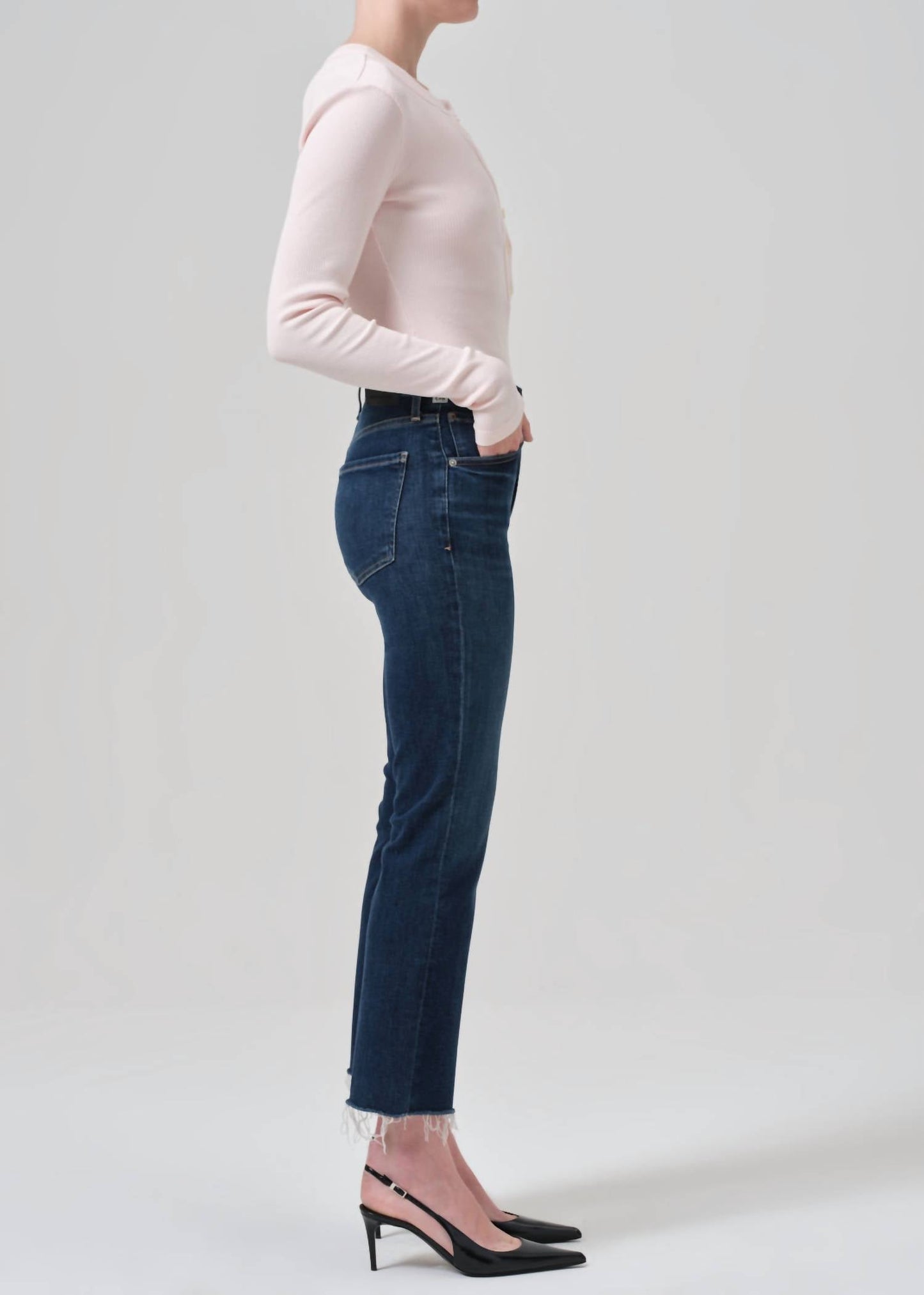 Citizens Of Humanity - Isola Mid Rise Cropped Boot Jeans