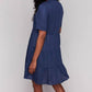 Charlie B - Tiered Linen Blend Dress