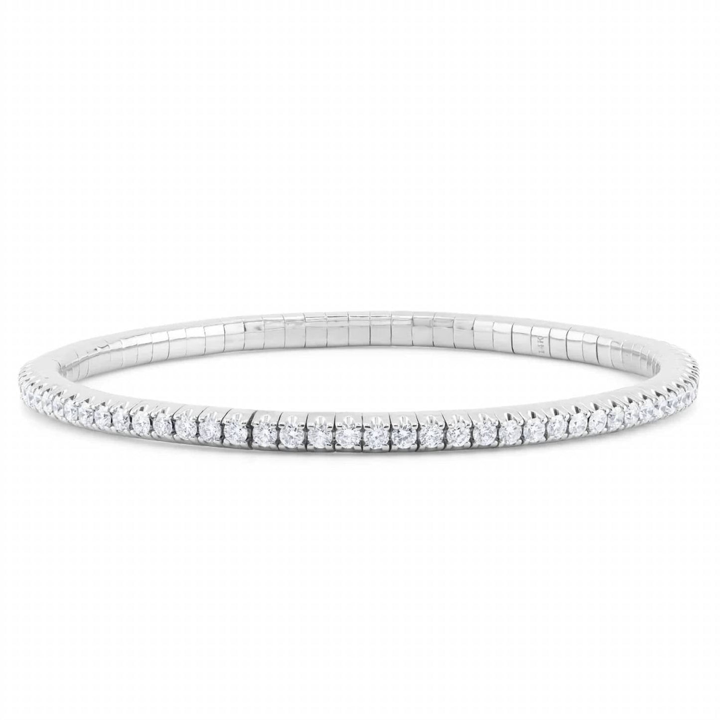 Diana M Jewels - Flexible 3.25cts Diamond Tennis Bracelet