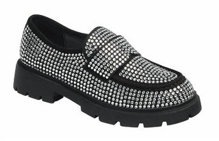 Forever Link - Women's Rhinestone Loafers