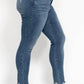 Judy Blue - Plus Size Hi Waist Skinny Shark Bite Hem Jean