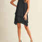 Mustard Seed - Ruffle Layer Halter Neck Dress