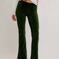Free People - Penny Pull-on Velvet Flare Pants