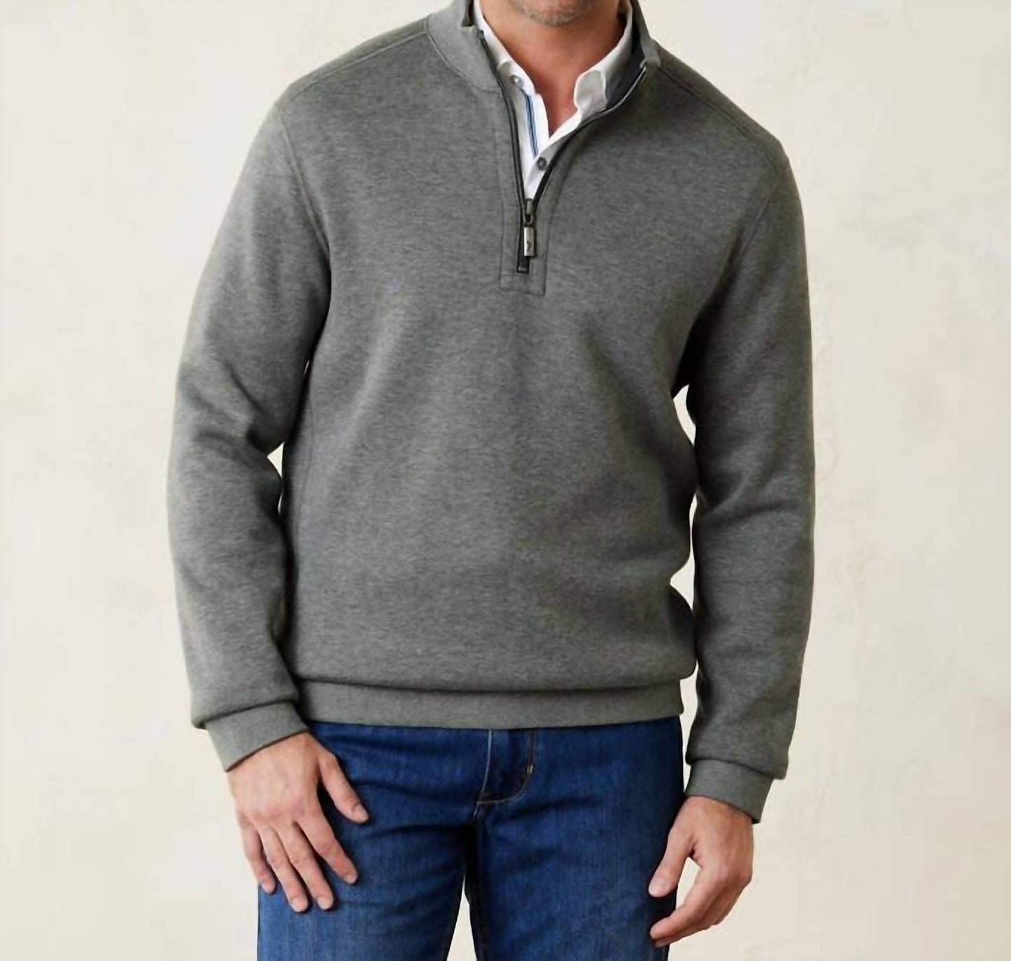 Tommy Bahama - Flip Coast Reversible Half Zip Sweater