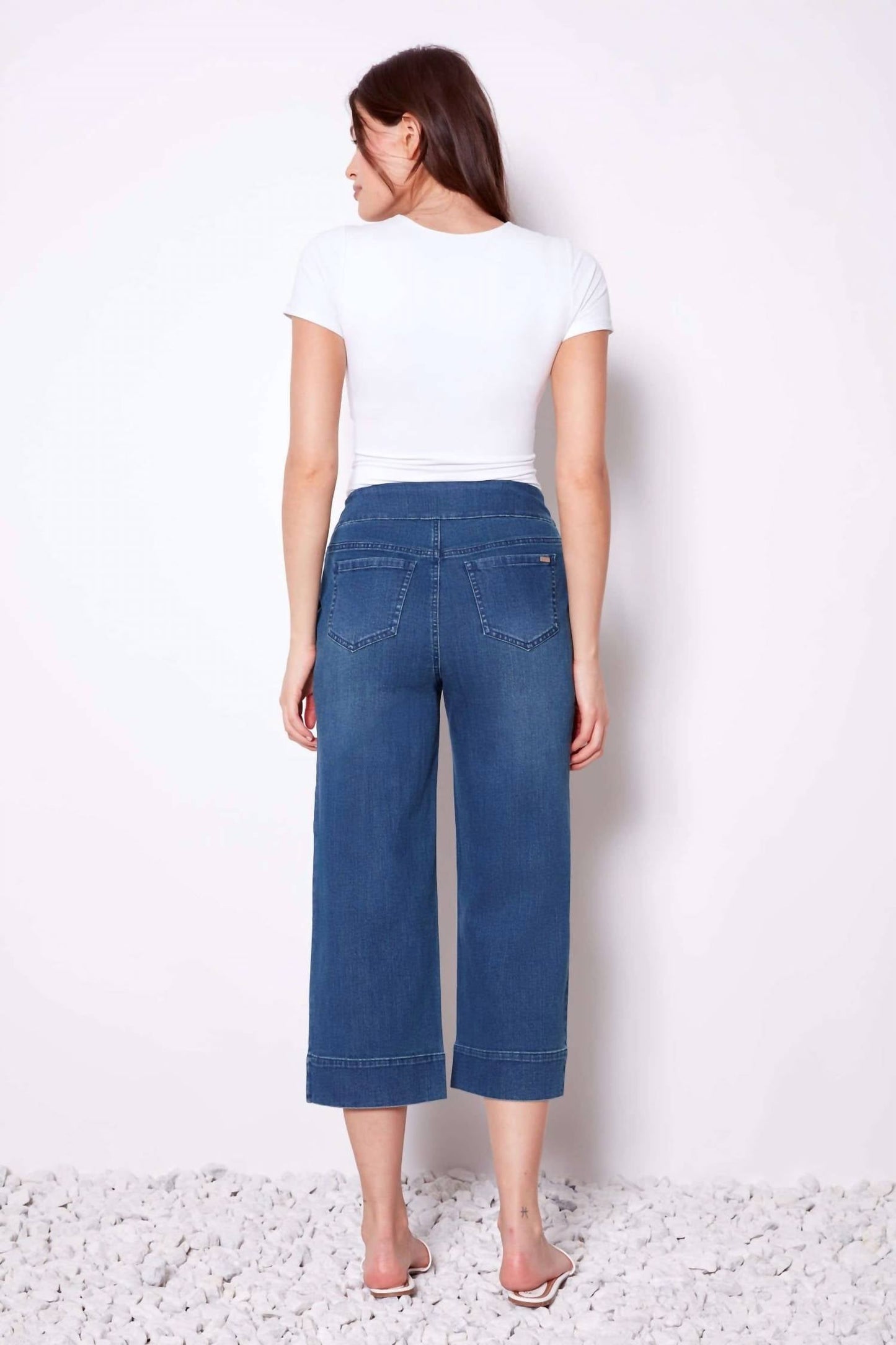 Up! - Pull On Gaucho Style Jeans