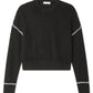 White + Warren - Blanket Stitch Crew Sweater