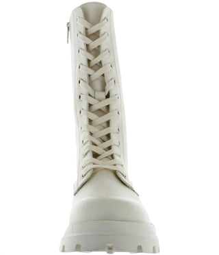 Steve Madden - Women's Ebba Leather Combat Boots